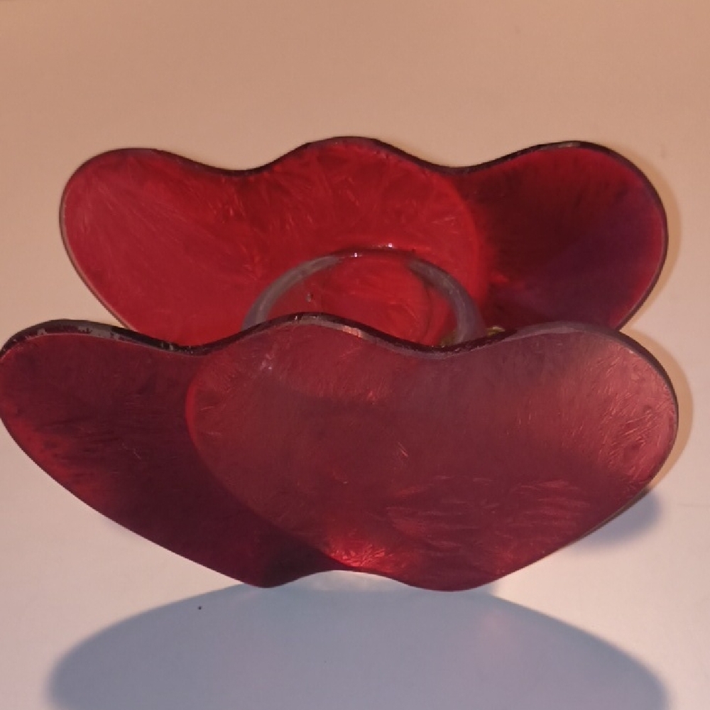 Michaels Red Heart Candle Holder